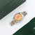 Rolex Oyster Perpetual ref. 6694 – Stahl/Gold – Lachsfarbenes Zifferblatt