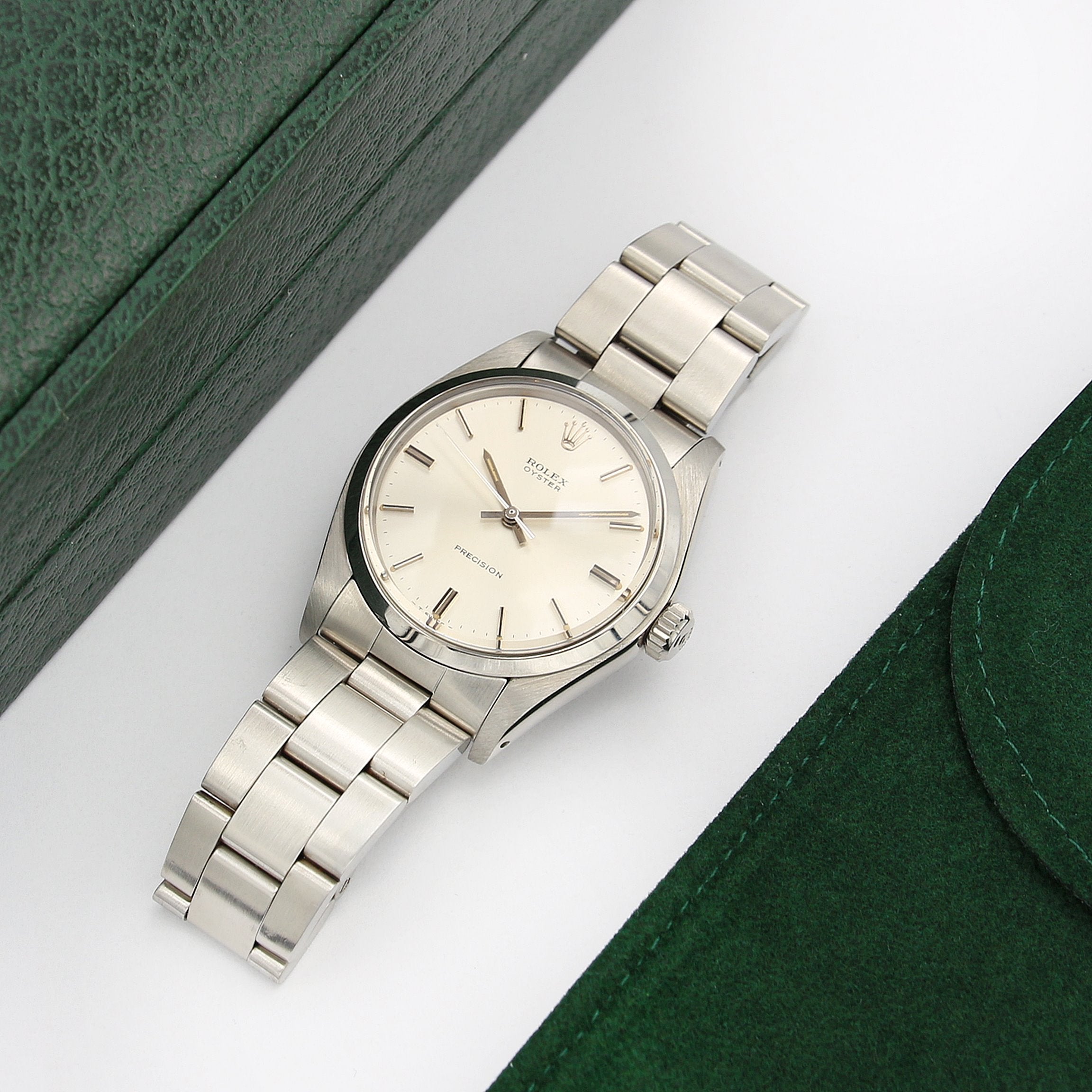 Rolex Oyster Precision 6426 Silver Dial | Buy Online Rolex Men's Watch ...