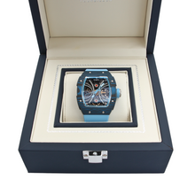 Załaduj obraz do przeglądarki galerii, HAOFA ref. 1909 Blue - Carbon TPT Skeleton Automatic Watch
