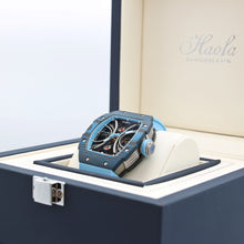 Załaduj obraz do przeglądarki galerii, HAOFA ref. 1909 Blue - Carbon TPT Skeleton Automatic Watch
