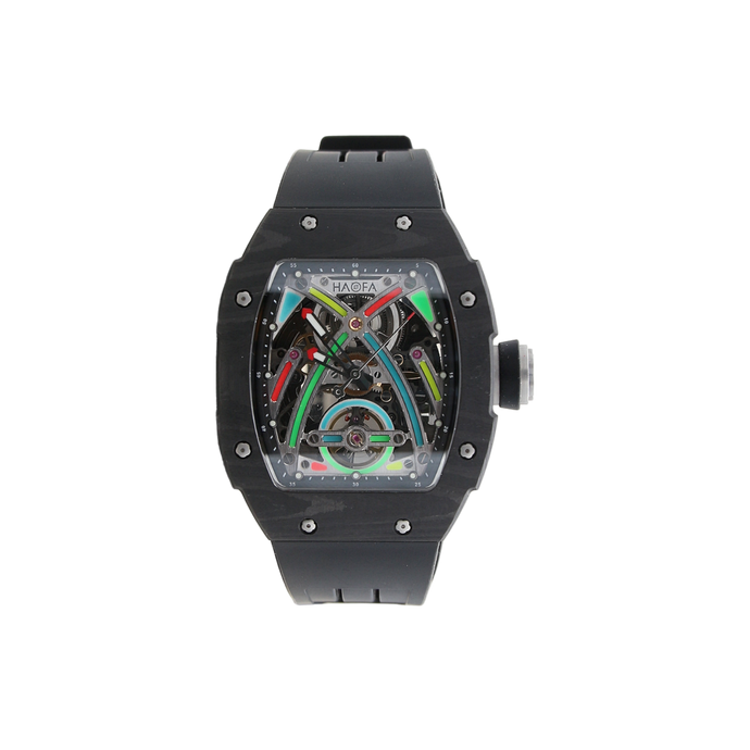 HAOFA ref. 1970 Black - Carbon TPT Automatic Watch