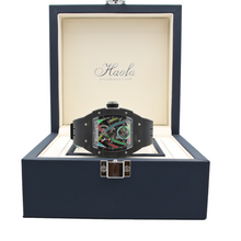 Załaduj obraz do przeglądarki galerii, HAOFA ref. 1970 Black - Carbon TPT Automatic Watch
