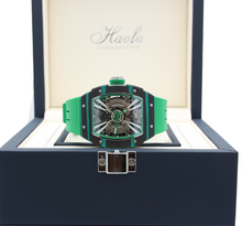 Załaduj obraz do przeglądarki galerii, HAOFA ref. 1906 Green - Carbon TPT Mechanical Watch
