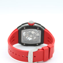 Załaduj obraz do przeglądarki galerii, Haofa ref. 1909 Red - Carbon TPT Skeleton Automatic Watch
