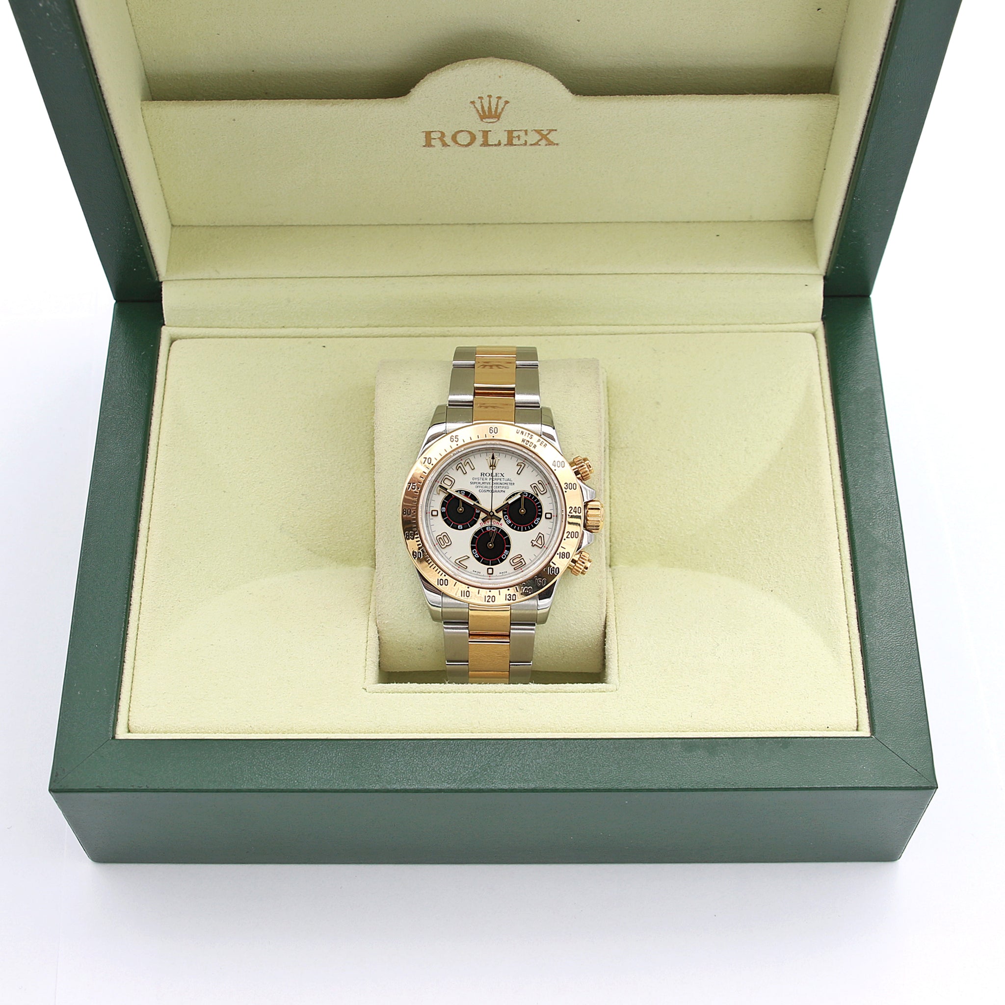 バンブーセット Buy Rolex Daytona ref. 116523 Panda Dial with Full Set – Debonar