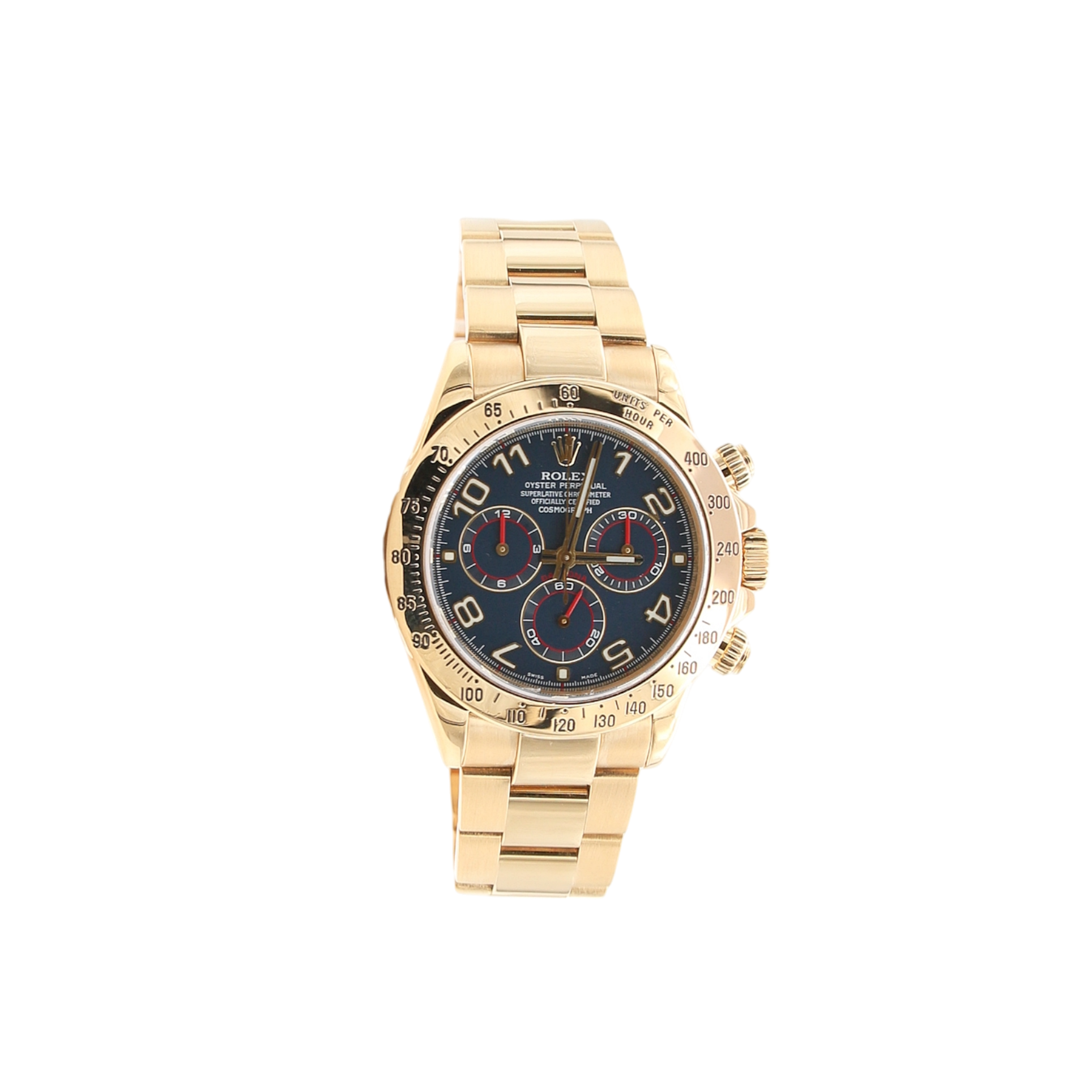 Buy Rolex Daytona 116528 Blue Racing Dial Full Set