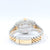 Rolex Datejust ref. 126333 Jubiläumsarmband mit silbernem Zifferblatt – komplettes Set