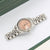 Rolex Lady-Datejust ref. 79174 – Lachsfarbenes Jubilee-Armband mit römischem Zifferblatt – komplettes Set