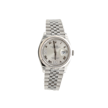 Carica l'immagine nel visualizzatore di Gallery, Rolex Datejust ref. 126234 Silver Diamonds VI IX Dial - Jubilee bracelet - Full Set
