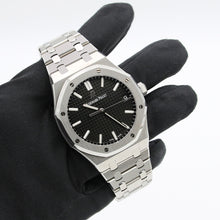 Załaduj obraz do przeglądarki galerii, Audemars Piguet Royal Oak ref. 15500ST - Black Dial - Full Set
