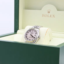 Załaduj obraz do przeglądarki galerii, Rolex Datejust 31 ref. 178274 MOP dial Jubilee - Full Set

