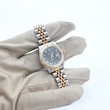 Load image into Gallery viewer, Rolex Datejust Lady ref. 69173 Steel/Gold - Jubilee Bracelet - Black Pyramid Dial
