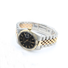 Load image into Gallery viewer, Rolex Datejust ref. 1601 Steel/Gold Bezel - Black Dial - Jubilee bracelet
