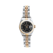 Load image into Gallery viewer, Rolex Datejust Lady ref. 69173 Steel/Gold - Jubilee Bracelet - Black Pyramid Dial
