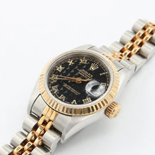 Load image into Gallery viewer, Rolex Datejust Lady ref. 69173 Steel/Gold - Jubilee Bracelet - Black Pyramid Dial
