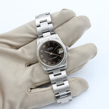 Load image into Gallery viewer, Rolex Datejust ref. 68274 Black Roman Dial - Oyster bracelet - Full Set

