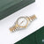 Rolex Datejust ref. 16013 Stahl/Gold – Weißes arabisches Zifferblatt – Jubiläumsarmband