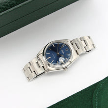Załaduj obraz do przeglądarki galerii, ON SALE: Rolex Precision Date ref. 6694 Blue Arabic Dial - Oyster
