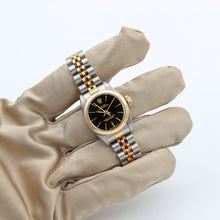Load image into Gallery viewer, Rolex Oyster Perpetual Lady ref. 67183 Steel/Gold - Black Dial - Full Set
