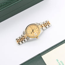 Load image into Gallery viewer, Rolex Datejust 31 ref. 68273 - Tapestry Champagne Dial - Jubilee bracelet - Full Set
