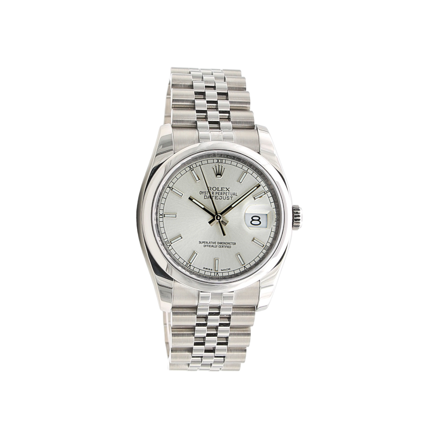 Rolex Datejust ref. 116200 SIlver Dial - Jubilee Bracelet - Full Set