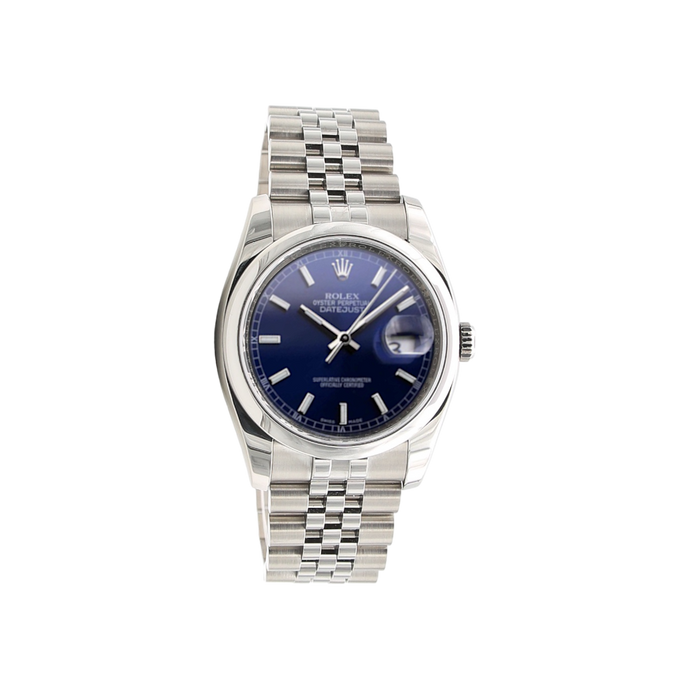 Rolex Datejust ref. 116200 Blue Dial - Jubilee Bracelet - Full Set