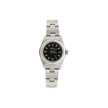 Załaduj obraz do przeglądarki galerii, Rolex Lady Oyster Perpetual 76030 - Black 3-6-9 Dial - Oyster Bracelet
