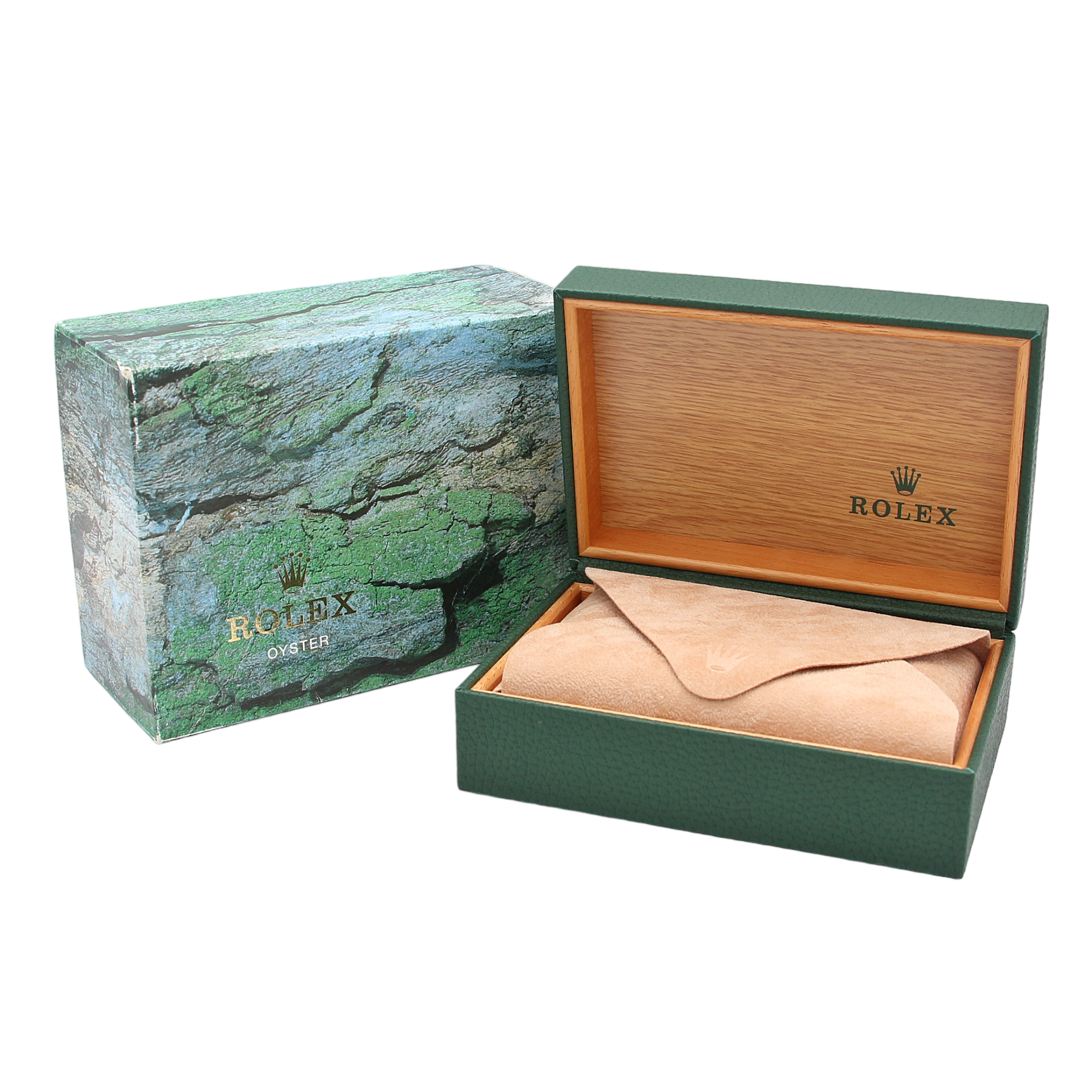 Rolex Watch Box Vintage Box Men Dark Green 68.00.2 2 Debonar