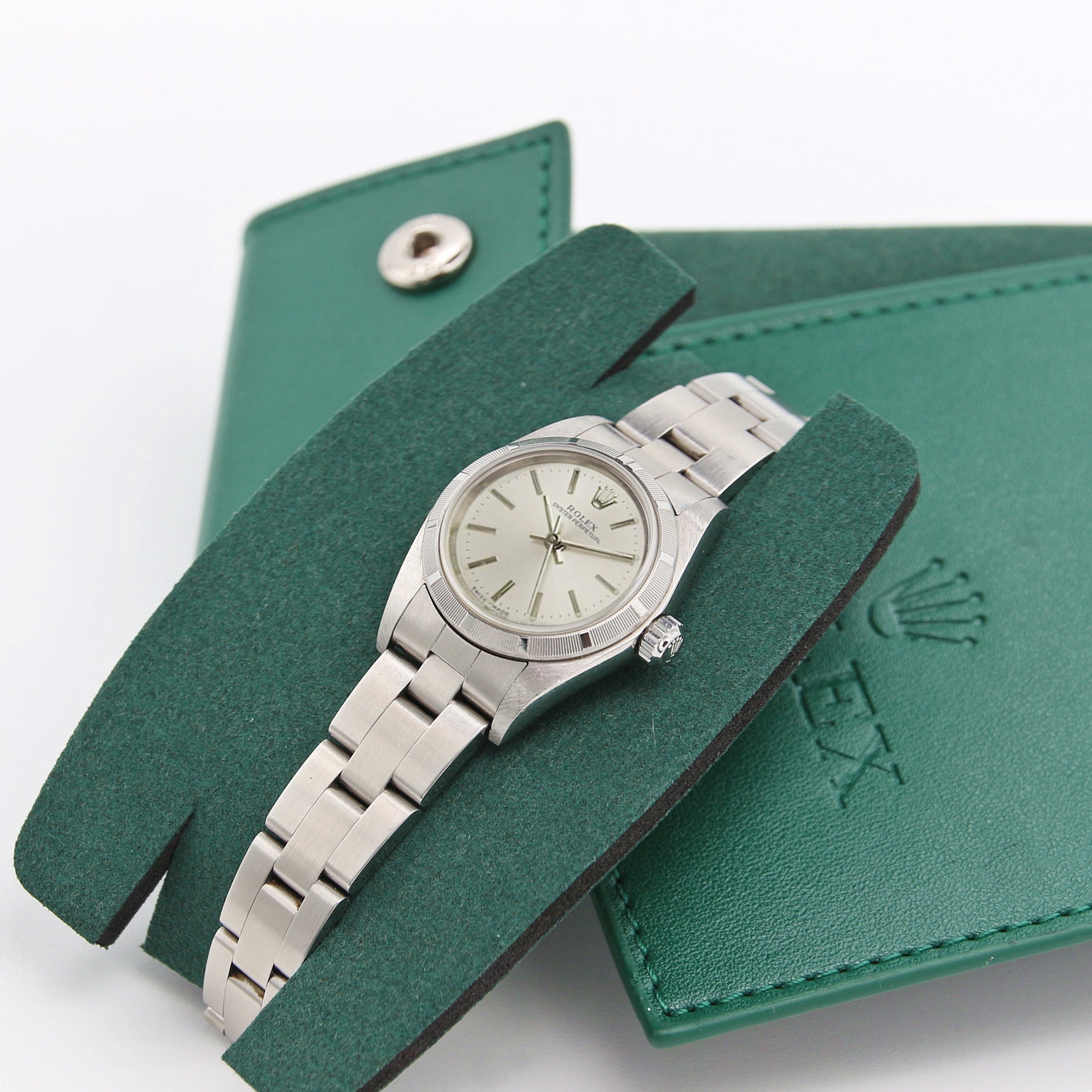 Rolex Lady Oyster Perpetual Ref. 76030 - Silber -Zifferblatt - Austernarmband