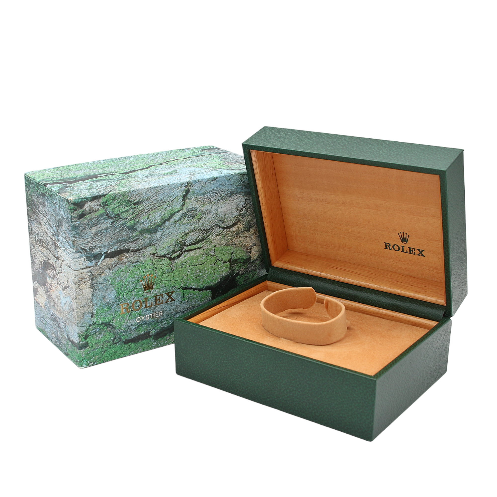 Rolex Watch Box | Vintage Box Men Dark Green 64.00.02