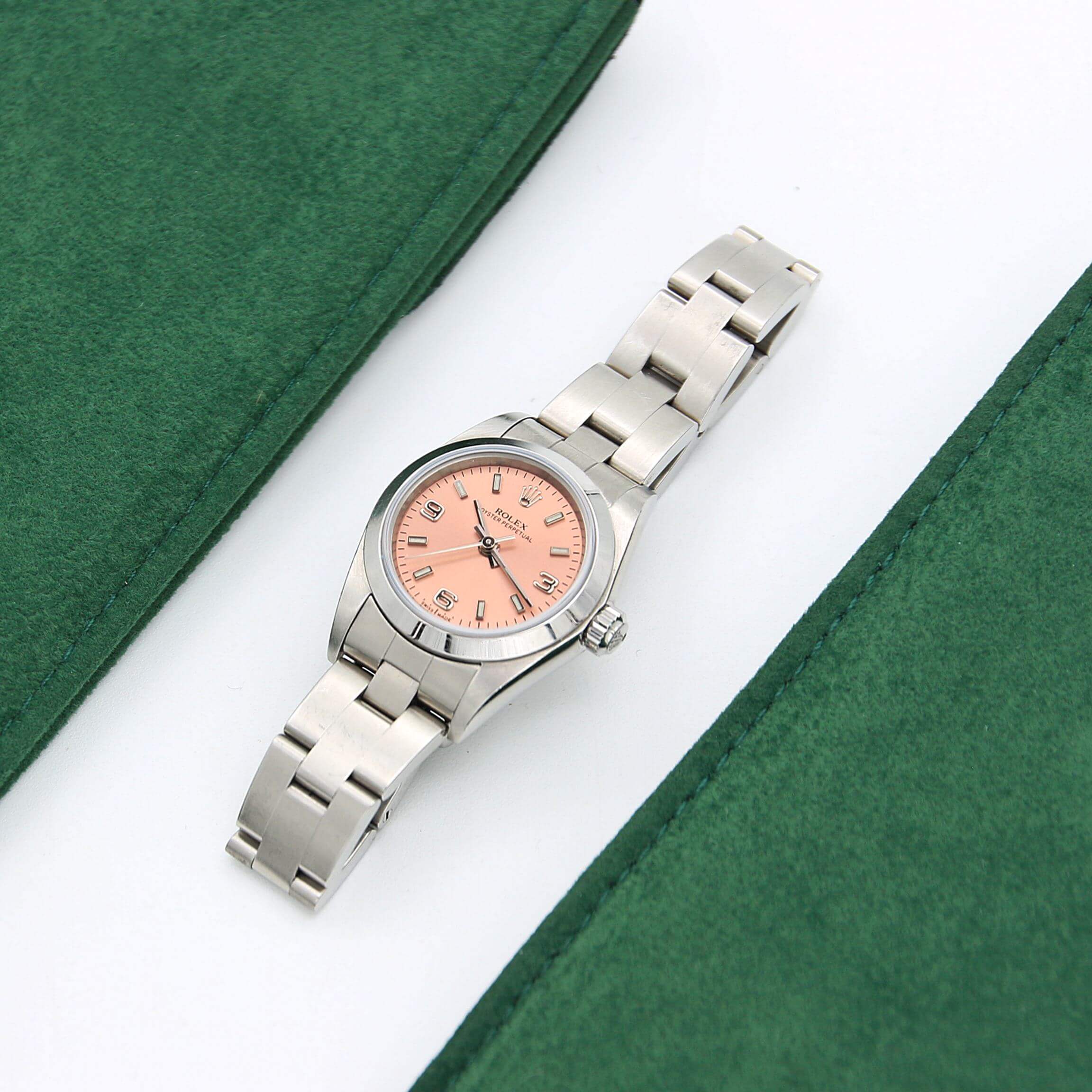 Rolex Oyster Perpetual ref. 67180 - Salmon Dial - Full Set