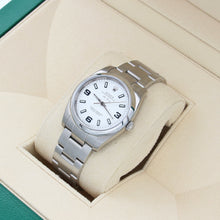 Bild in Galerie-Viewer laden, Rolex Air King Ref. 114200 Weißes Zifferblatt - Vollständiger Satz
