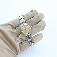 Load image into Gallery viewer, Rolex Oyster Perpetual Lady ref. 6618 Steel and Gold - Champagne Dial - Oyster Bracelet
