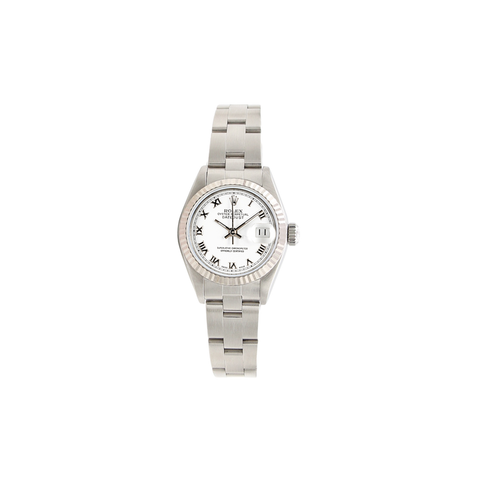 Rolex Lady-Datejust ref. 69174 - White Roman Big Numbers Dial Oyster bracelet