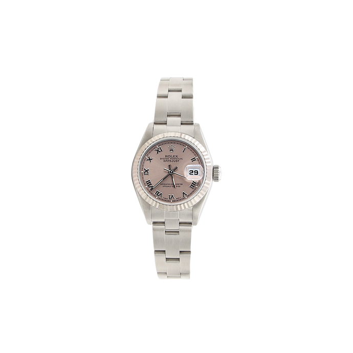 Rolex Lady-Datejust ref. 69174 - Salmon Roman Dial Oyster bracelet - Full Set