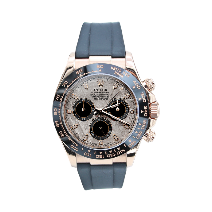 Rolex Daytona ref. 116515 Meteorite Dial -  Rubber-B strap - Full Set