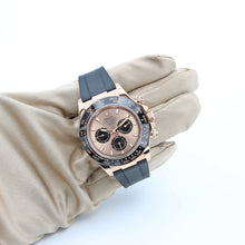 Załaduj obraz do przeglądarki galerii, Rolex Daytona ref. 116515 Sundust Dial - Rubber-B strap - Full Set
