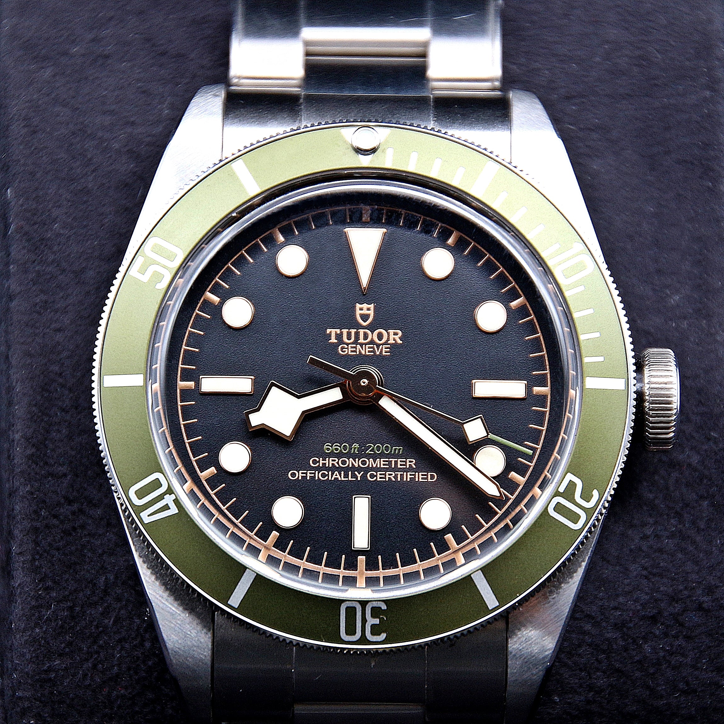 Tudor Black Bay Harrods 79230G Green Bezel (Harrods Edition
