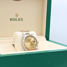 Load image into Gallery viewer, Rolex Datejust ref. 116233 Champagne Diamonds Dial - Oyster Bracelet - Full Set
