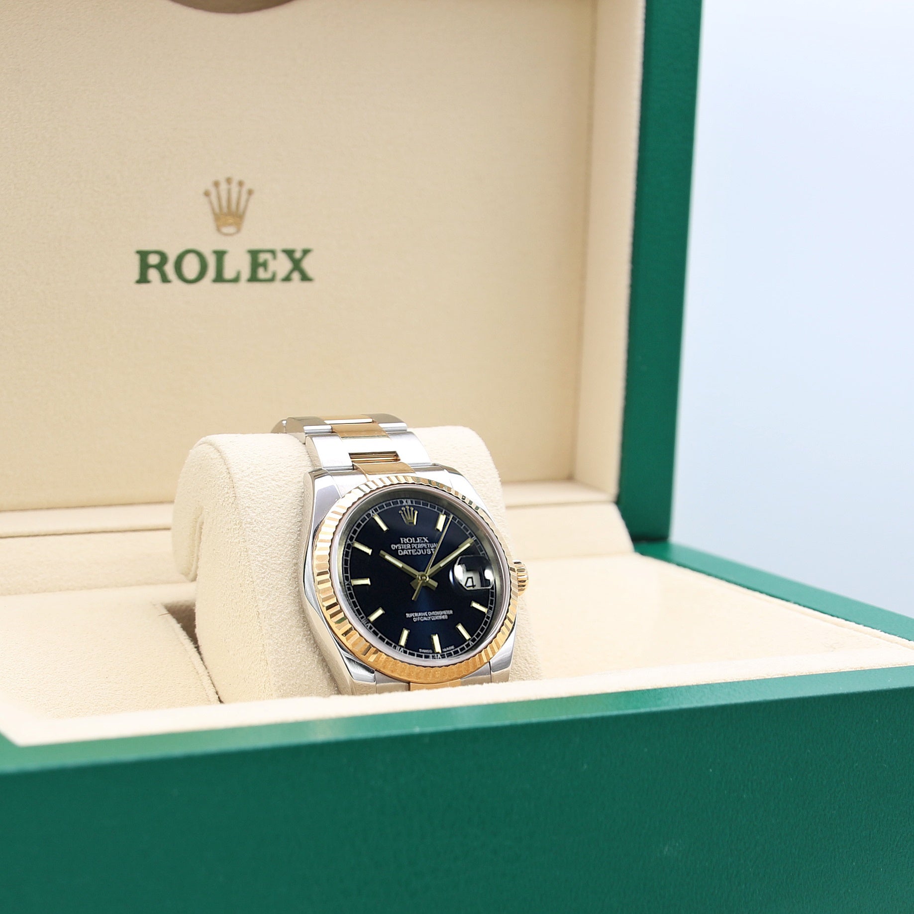 Rolex Datejust ref. 116233 Blue Dial - Oyster Bracelet - Full Set