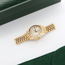 Load image into Gallery viewer, Rolex Datejust-Lady ref. 6917 - 18K Gold President bracelet
