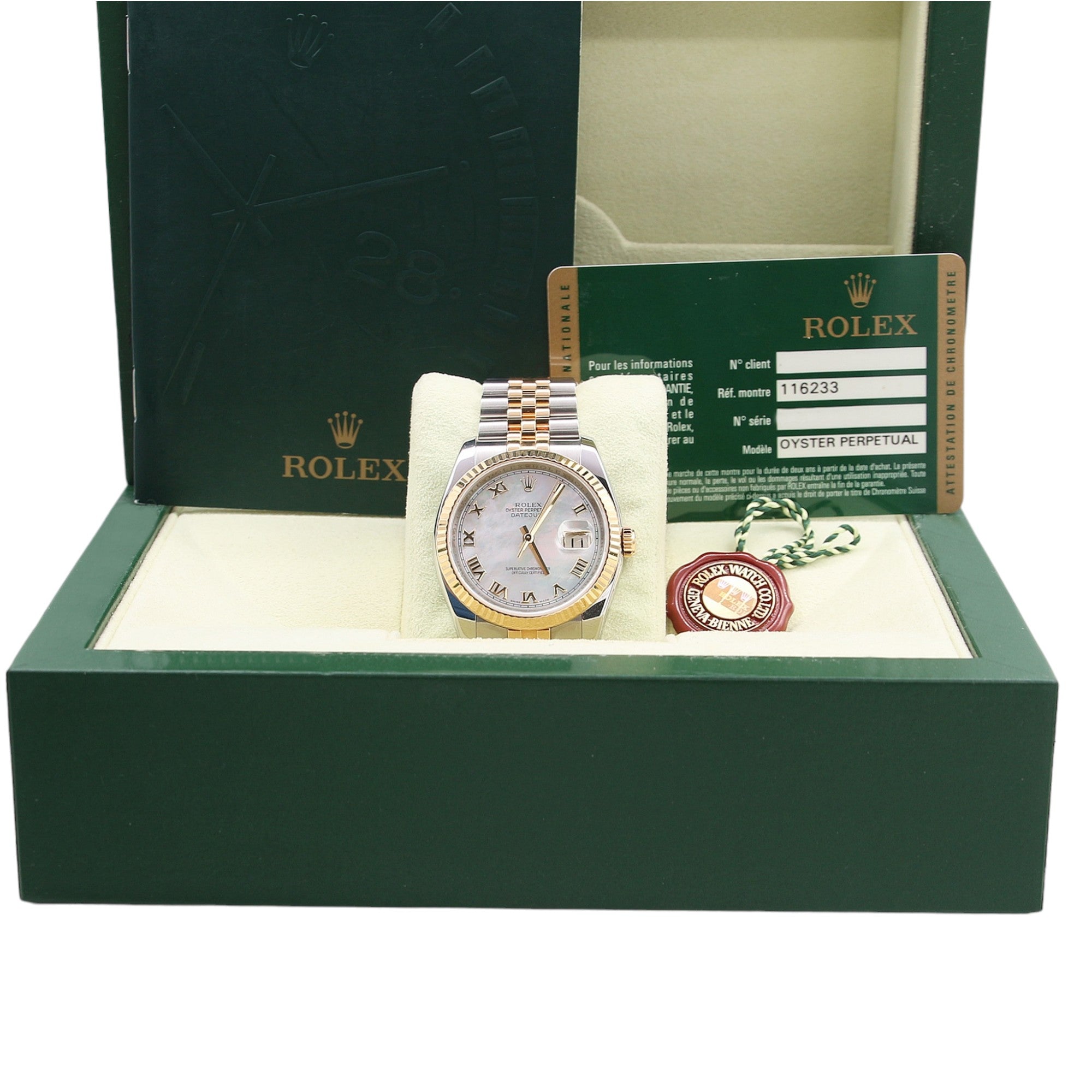 Buy Watch Rolex Datejust ref. 116233 MOP Dial - Full Set – Debonar