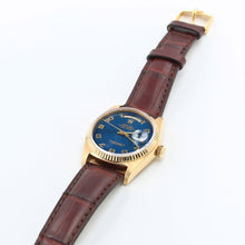 Load image into Gallery viewer, Rolex Day-Date ref. 18038 Blue Millennary Leather strap
