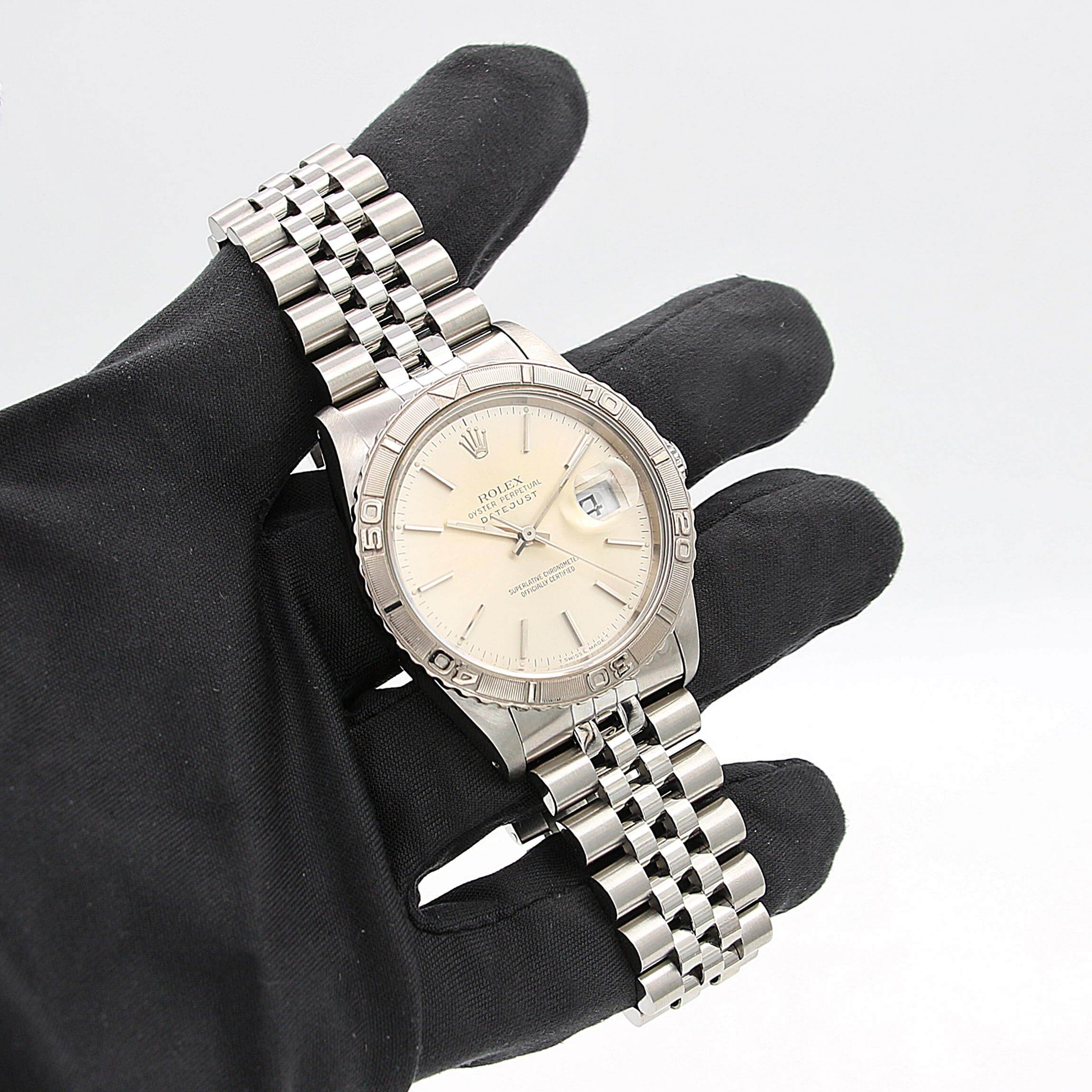 Rolex "Turn O Graph" Datejust Ref. 16264 - Silberes Zifferblatt