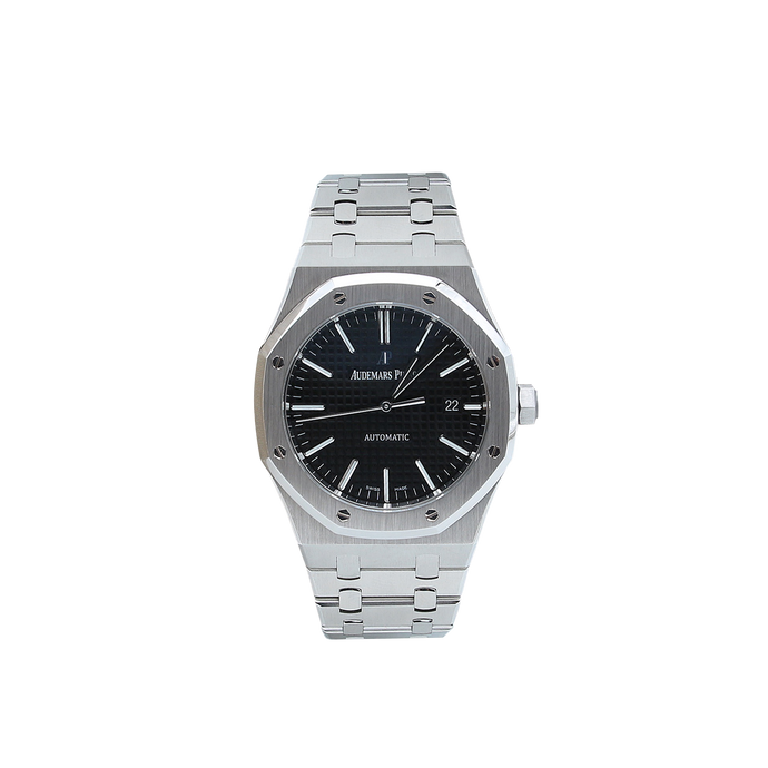 Audemars Piguet Royal Oak ref. 15400ST - Full Set - Black Dial