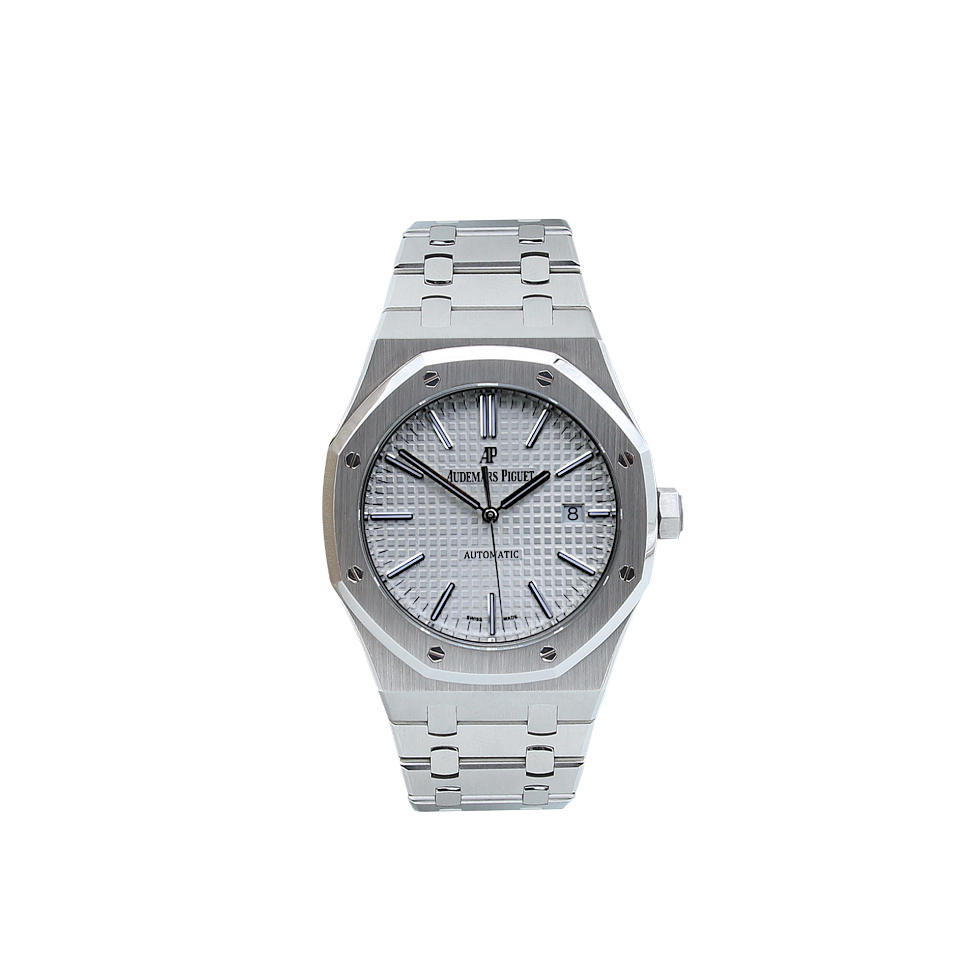 Audemars Piguet Royal Oak ref. 15400ST - Full Set - Silver Dial