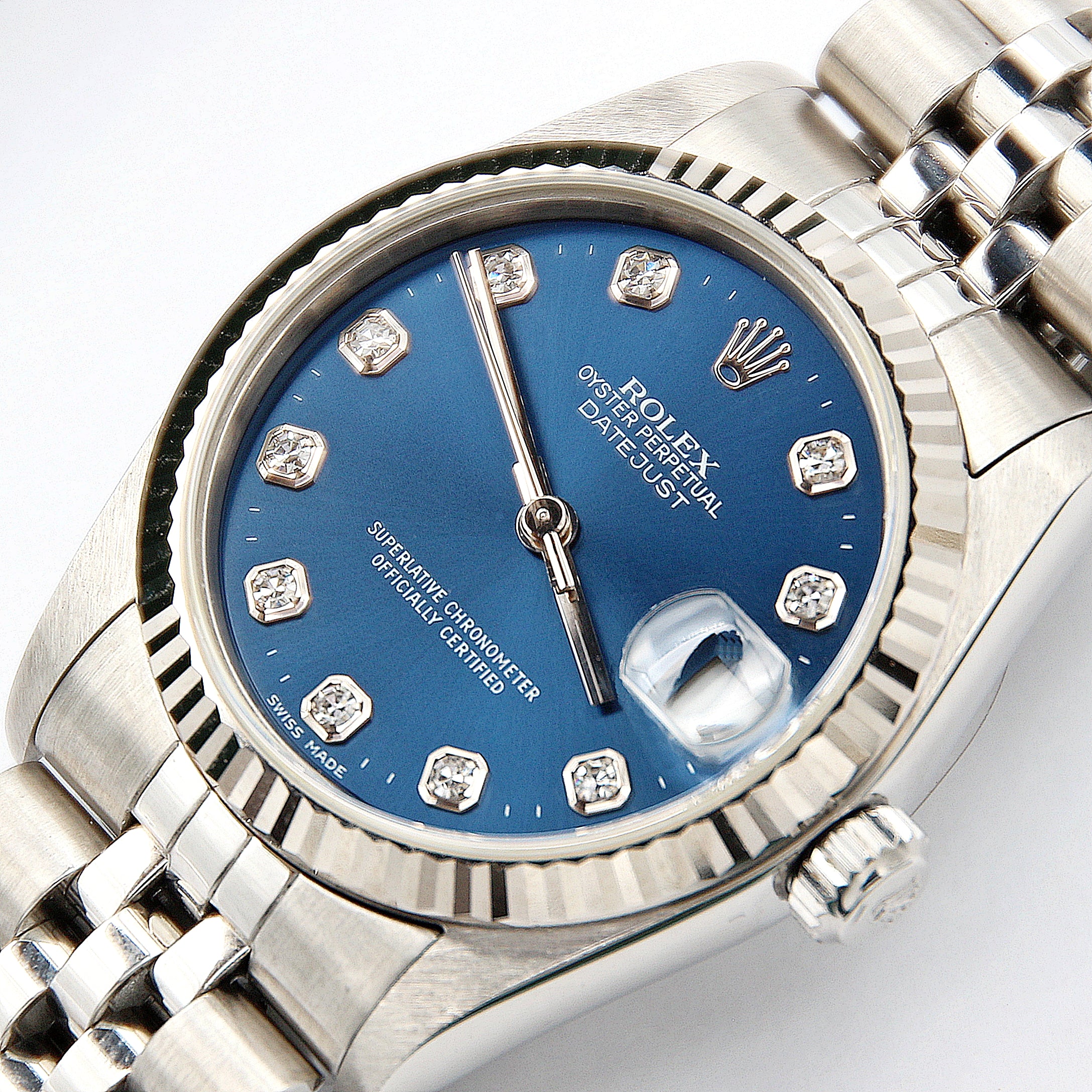 Rolex Datejust Lady ref. 78274 Blue Diamonds Dial - Jubilee Bracelet