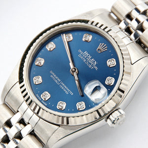 Rolex Datejust Lady ref. 78274 Blue Diamonds Dial - Jubilee Bracelet