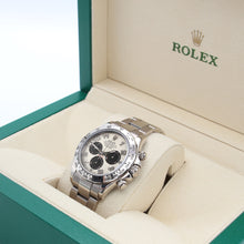 Załaduj obraz do przeglądarki galerii, Rolex Daytona ref. 116509 - Silver with black subs PANDA Dial - Full Set
