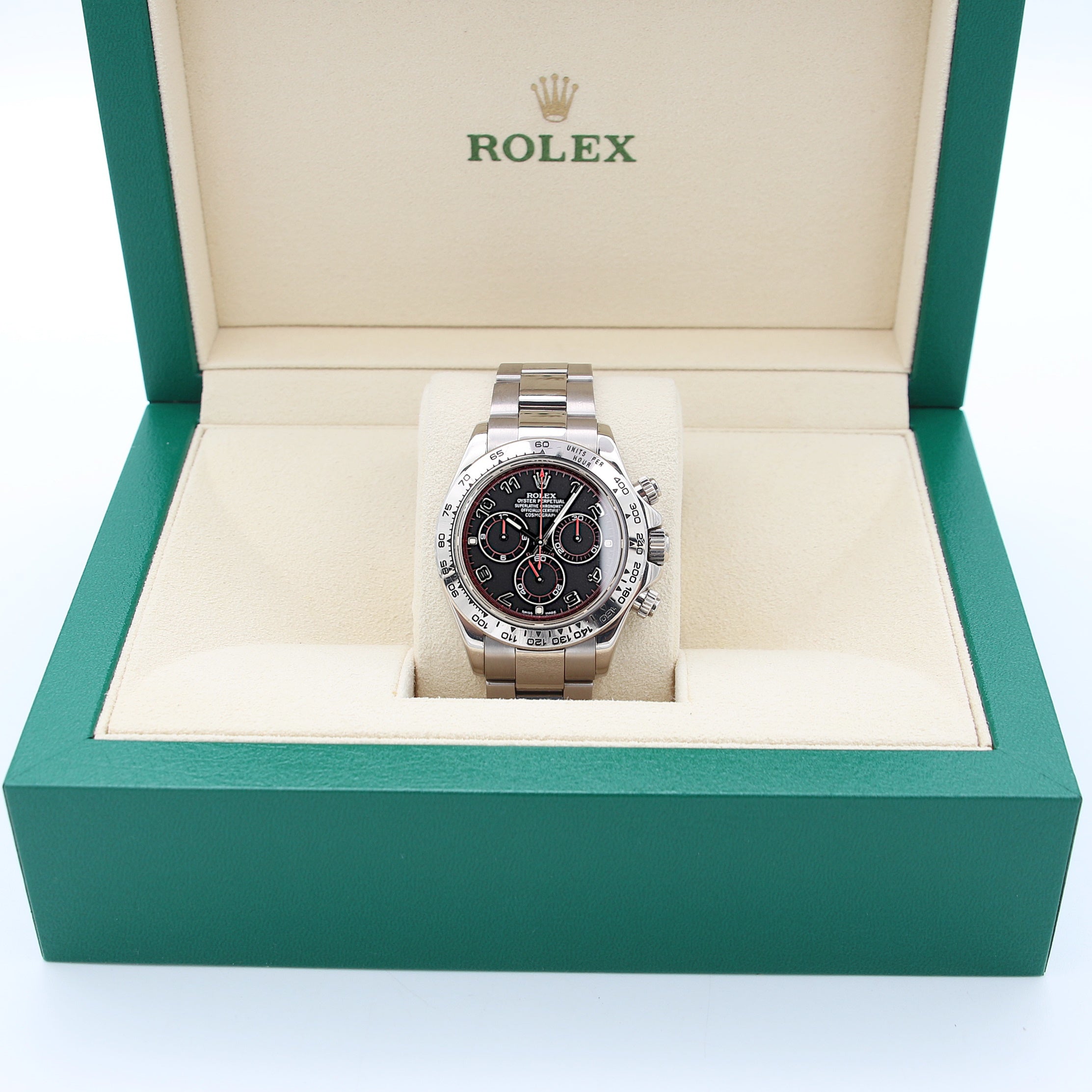 Rolex Daytona ref. 116509 Black Racing with red hands Dial Full Se Debonar Watches Sp. z o.o